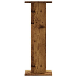 Walplus Speaker Stands 2 Pcs Old Wood 30X30X80 Cm Engineered Wood - thumbnail 4