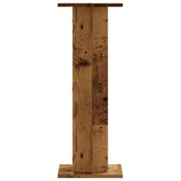Walplus Speaker Stands 2 Pcs Old Wood 30X30X80 Cm Engineered Wood - thumbnail 5