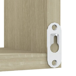 Berkfield Wall Corner Shelf Sonoma Oak 40X40X50 Cm Engineered Wood - thumbnail 7