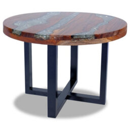 Vidaxl Coffee Table Teak Resin 60 Cm - thumbnail 7