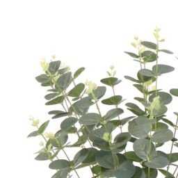 Green 62Cm Eucalyptus Artificial Plant In Natural Ceramic Pot - thumbnail 3