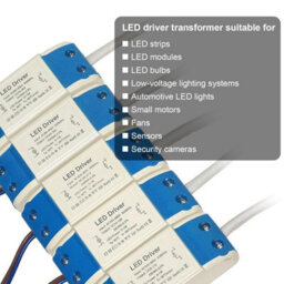 3-1W Led Driver Power Supply 100-265V Ac To 8-11V Dc 280Ma Constant Current Transformer For Recessed Ceiling Flat Led Panel Lights - thumbnail 3