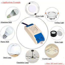3-1W Led Driver Power Supply 100-265V Ac To 8-11V Dc 280Ma Constant Current Transformer For Recessed Ceiling Flat Led Panel Lights - thumbnail 4