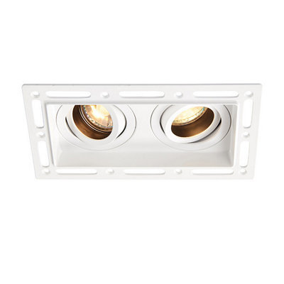 Luminosa Lighting Luminosa Trimless Twin Trimless Recessed Gu10 Dimmable Downlights Tiltable - image 1