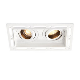 Luminosa Lighting Luminosa Trimless Twin Trimless Recessed Gu10 Dimmable Downlights Tiltable - thumbnail 1