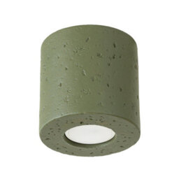 Luminosa Lighting Luminosa Orbis Surface Mounted Downlight Olive Green 1X Gu10 - thumbnail 1