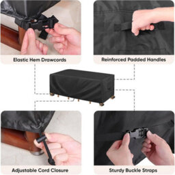 Garden Furniture Cover, All-Weather Table Cover Fabric, For And Sofa Sets, 135 74Cm - thumbnail 2