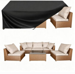 Garden Furniture Cover, All-Weather Table Cover Fabric, For And Sofa Sets, 135 74Cm - thumbnail 1