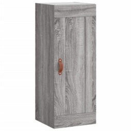 Berkfield Highboard Grey Sonoma 34.5X34X180 Cm Engineered Wood - thumbnail 8