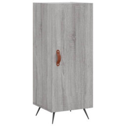 Berkfield Highboard Grey Sonoma 34.5X34X180 Cm Engineered Wood - thumbnail 5
