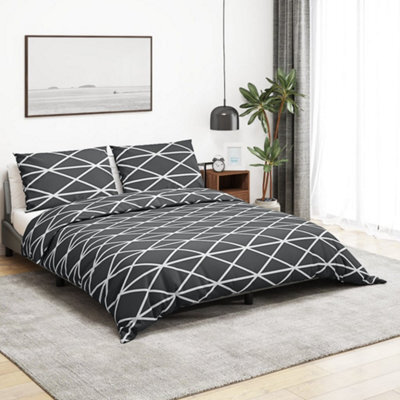 Walplus Duvet Cover Set Grey 260X220 Cm Cotton - image 1