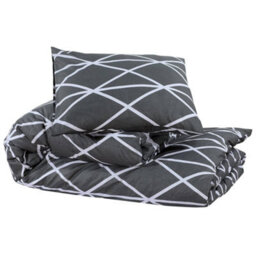 Walplus Duvet Cover Set Grey 260X220 Cm Cotton - thumbnail 3