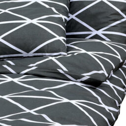 Walplus Duvet Cover Set Grey 260X220 Cm Cotton - thumbnail 4