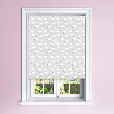 Lister Cartwright Blackout Roller Blinds For Kids Easy Fit Child Safety Included (Clouds & Rainbow , 180 X 140 Cm) - image 1