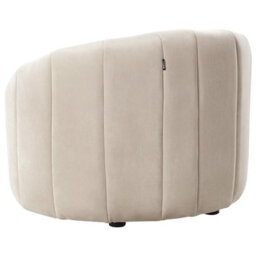 Beliani Retro Armchair Malung Velvet Beige - thumbnail 5