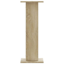 Walplus Plant Stands 2 Pcs Sonoma Oak 30X30X80 Cm Engineered Wood - thumbnail 4