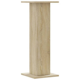 Walplus Plant Stands 2 Pcs Sonoma Oak 30X30X80 Cm Engineered Wood - thumbnail 7