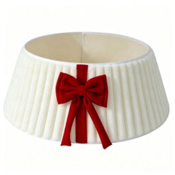 Amorly 43Cm Christmas Tree Collar, Plush Tree Collar Tree Stand Cover Xmas Tree Ring Stand Tree Basket Skirt For Winter Home Decorations - thumbnail 6