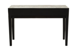 Orsina Exquisite Mother Of Pearl Console Table, Durable Sofa Table, Monochrome Design Console Table For Bedroom - thumbnail 5