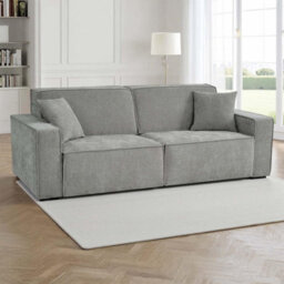 Furnishings For Less UK Huxley Grey 3 Seater Electric Sofa Bed With Power Extension - thumbnail 2