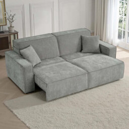 Furnishings For Less UK Huxley Grey 3 Seater Electric Sofa Bed With Power Extension - thumbnail 4