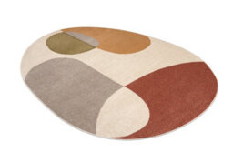 RugsX Carpet Fusion 5706 Cream Terracotta Shape - Geometric, Modern, Abstract, 160X220 Cm - thumbnail 3