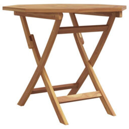 Berkfield Garden Dining Set 2 Pcs Brown Solid Teak Wood - thumbnail 6