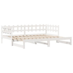 Berkfield Daybed With Trundle And Drawers Without Mattress White 90X190 Cm Single - thumbnail 5