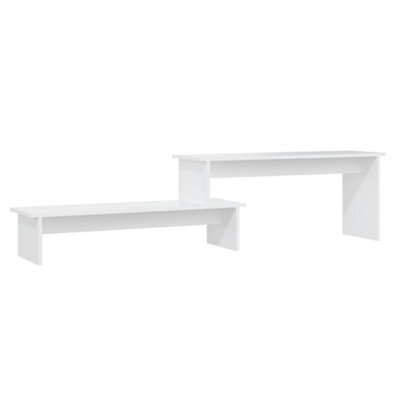 Berkfield Industrial Tv Cabinet White 180X30X43 Cm Engineered Wood - image 1