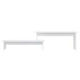 Berkfield Industrial Tv Cabinet White 180X30X43 Cm Engineered Wood - thumbnail 4