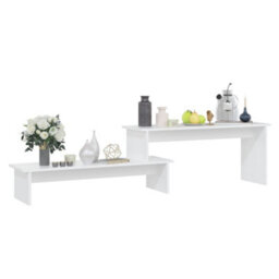 Berkfield Industrial Tv Cabinet White 180X30X43 Cm Engineered Wood - thumbnail 3