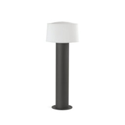 Luminosa Lighting Luminosa Muffin Outdoor Bollard Dark Grey 1X E27 Ip44 - thumbnail 1