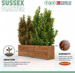 The Hutch Company Sussex Planters (3Ft Tan) - thumbnail 4