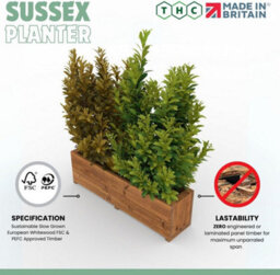 The Hutch Company Sussex Planters (3Ft Tan) - thumbnail 5