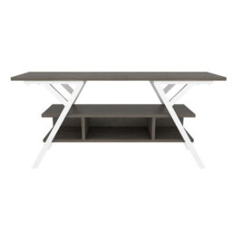 Decorotika Minerva Tv Stand Tv Unit For Tv's Up To 55 Inch White Wenge - thumbnail 5