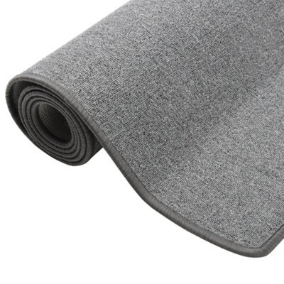 Berkfield Classic Carpet Runner Dark Grey 80X400 Cm - image 1