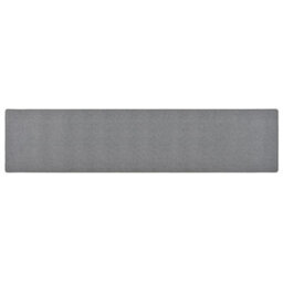 Berkfield Classic Carpet Runner Dark Grey 80X400 Cm - thumbnail 2