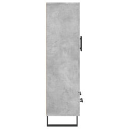 Berkfield Highboard Concrete Grey 69.5X31X115 Cm Engineered Wood - thumbnail 7
