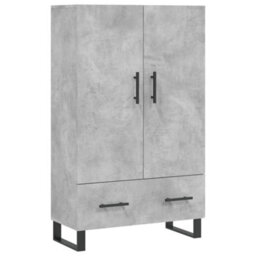 Berkfield Highboard Concrete Grey 69.5X31X115 Cm Engineered Wood - thumbnail 2