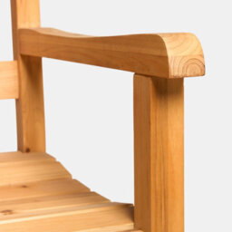 Ohs 2 Seater Wood Garden Bench Outdoor Patio Rustic Chair Seat - thumbnail 6