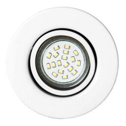 Happy Homewares White Gloss Gu10 Floor Or Table Lamp Uplighter With Tilt Capability - thumbnail 4