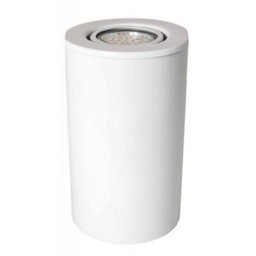 Happy Homewares White Gloss Gu10 Floor Or Table Lamp Uplighter With Tilt Capability - thumbnail 2