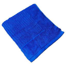 Just So Home Turkish Cotton Bath Mats Pack Of 2 (Royal Blue ) - thumbnail 1