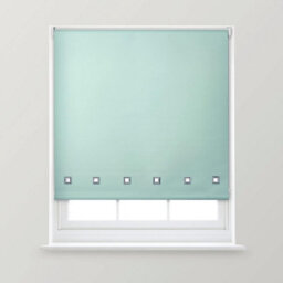 A.unique Home Premium Quality Trimmable Square Eyelet Window Roller Blind - 6Ft - Duck Egg - 180Cm (W) X 170Cm (L) - thumbnail 1