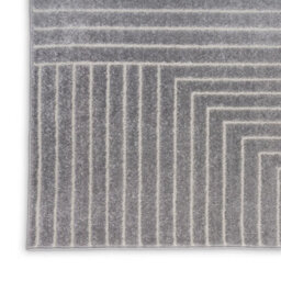 Grey Ivory Geometric ,luxurious Modern Abstract Easy To Clean Rug For Bedroom & Living Room-160Cm X 221Cm - thumbnail 5