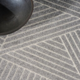 Grey Ivory Geometric ,luxurious Modern Abstract Easy To Clean Rug For Bedroom & Living Room-160Cm X 221Cm - thumbnail 3