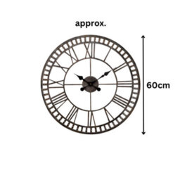 Marco Paul 60Cm Open Faced Roman Numerals Clock Outdoor/indoor - thumbnail 3