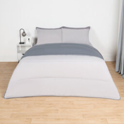 OHS Coverless 10.5 Duvet & Pillowcase,  Grey/silver  - King - thumbnail 8