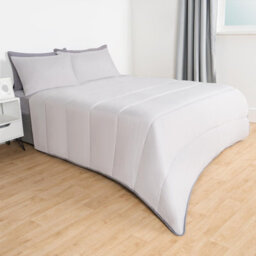 OHS Coverless 10.5 Duvet & Pillowcase,  Grey/silver  - King - thumbnail 3