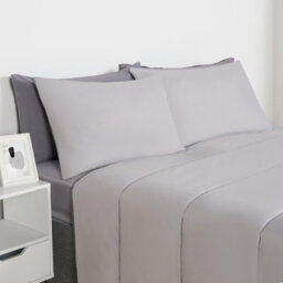 OHS Coverless 10.5 Duvet & Pillowcase,  Grey/silver  - King - thumbnail 4